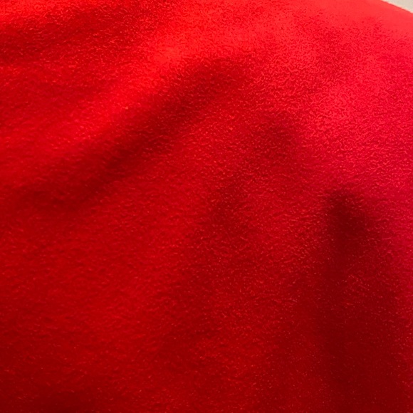 Count Romi Vintage Red Ultrasuede Lightweight Coat Duster 2 Pockets / Size 6 - Picture 5 of 14